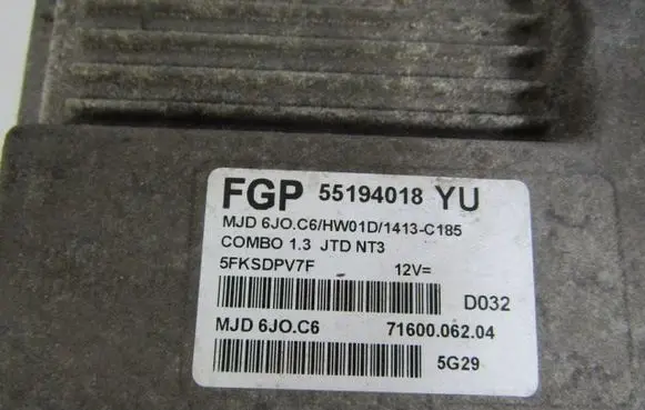 Opel Combo C Engine control unit/module ECU 55194018