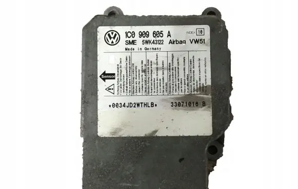 Volkswagen Transporter - Caravelle T5 Airbag control unit/module 1C0909605