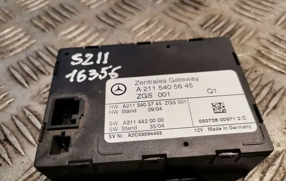 Mercedes-Benz E W211 Gateway control module 2115405645