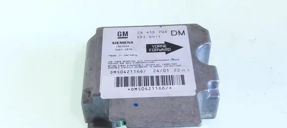Opel Zafira A Airbag control unit/module 24416704 5WK42978