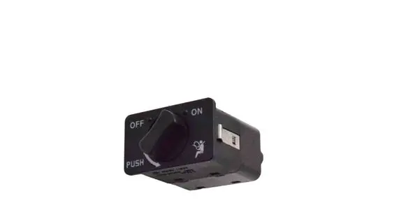 Passenger airbag on/off switch