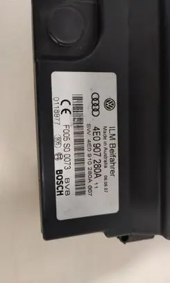 Audi A8 S8 D3 4E Other control units/modules 4E0907280A