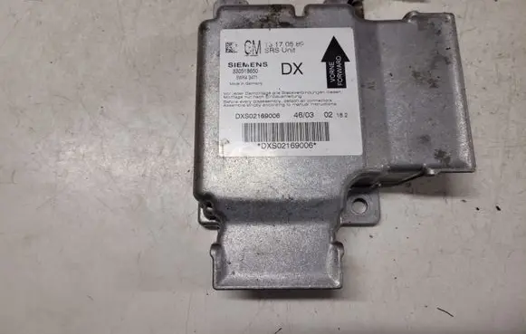 Opel Signum Airbag control unit/module 13170589 330518650