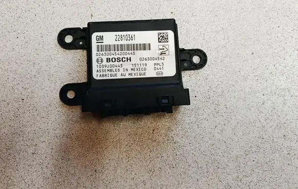 Opel Zafira C Parking PDC control unit/module 22810361 151119 0263004542