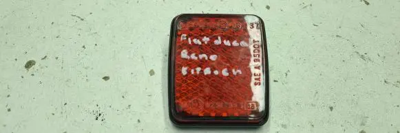 Rear tail light reflector