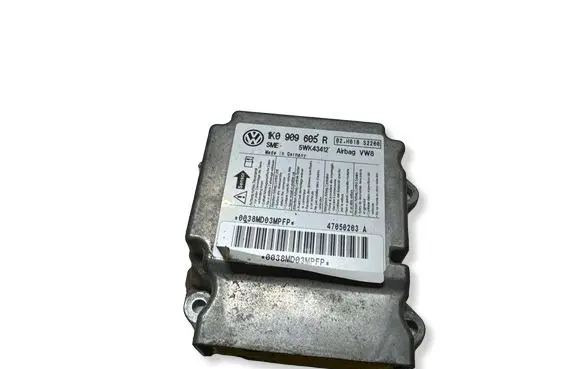 Volkswagen Golf Plus Airbag control unit/module 5WK43412 1K0909605R