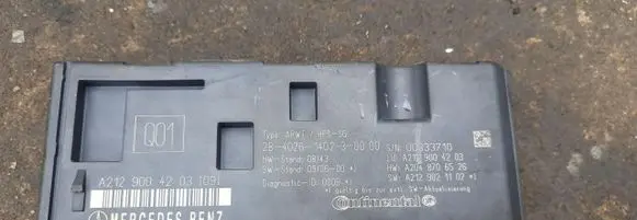 Tailgate/trunk control unit/module