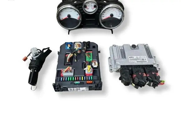 Peugeot 207 CC Engine ECU kit and lock set 0261S05190 9666382080