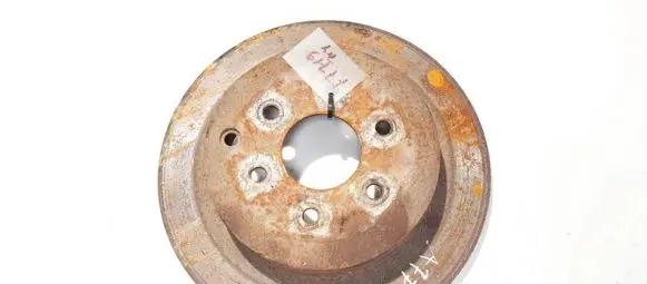 Nissan Pathfinder R51 Rear brake disc ventiliuojamas
