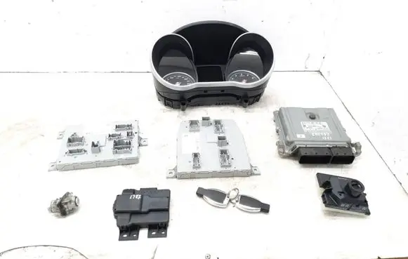 Mercedes-Benz C W205 Engine ECU kit and lock set A2059001118 A2059018708 A2059041400
