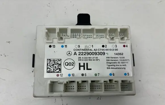 Mercedes-Benz S AMG W222 Door control unit/module A2229009309 A2229012700 A2229024409