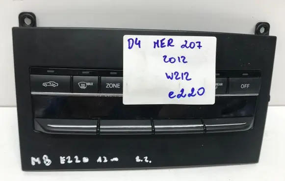 Mercedes-Benz E W212 Climate control unit A2129008711 A2128303800