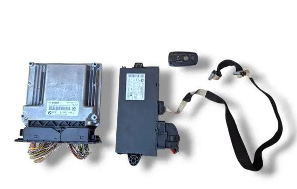 BMW 3 E90 E91 Engine ECU kit and lock set 0281016110 8506438