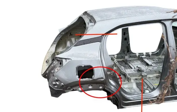 Nissan Juke II F16 Rear quarter panel 