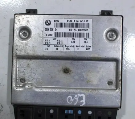 BMW 5 E60 E61 Trunk lid opening control unit 6927261 6927271