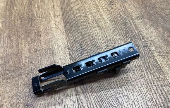 Seat belt adjustment rail