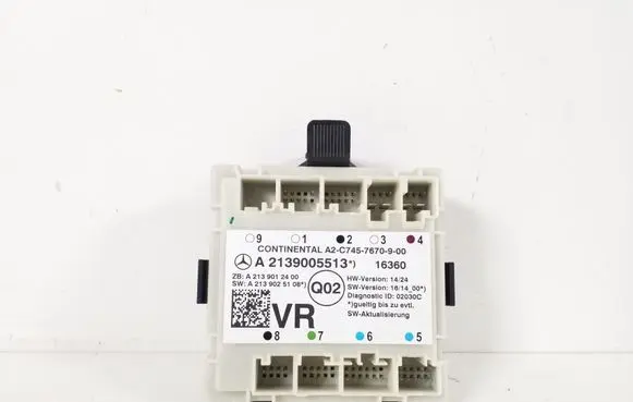 Mercedes-Benz E W213 Door control unit/module A2139005513