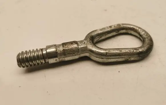 Towing hook eye
