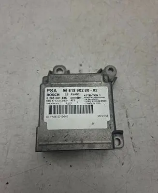 Peugeot 207 Airbag control unit/module 9661890280 0285001885