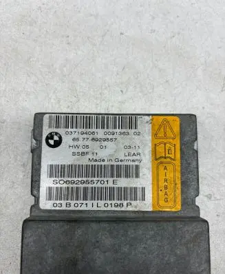 BMW 7 E65 E66 Airbag control unit/module 6929557 037194061 10711L0198