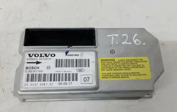 Volvo S60 Airbag control unit/module 0285001655 P30667469