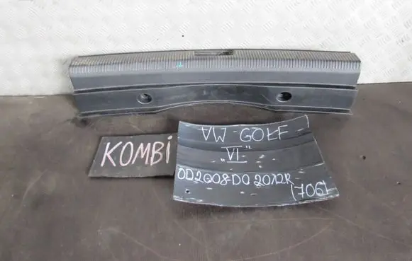 Volkswagen Golf VI Trunk/boot sill cover protection 1K9863459A