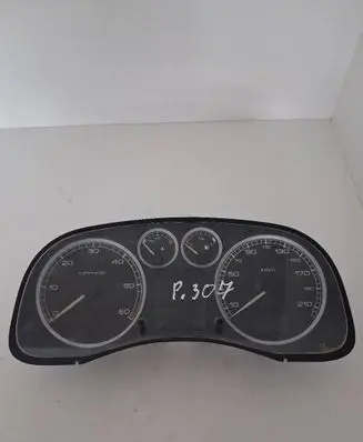 Peugeot 307 Speedometer (instrument cluster) P9636708880E