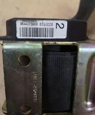Peugeot 407 Rear seatbelt 96440739XX 6360137