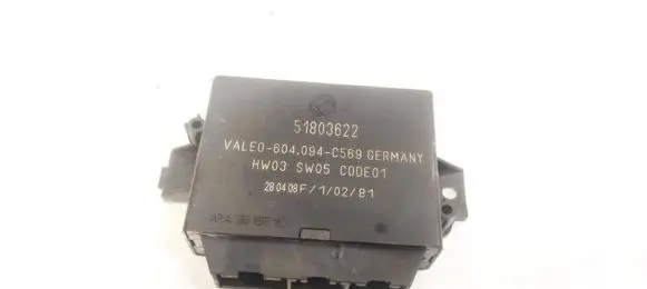 Fiat Croma Parking PDC control unit/module 51803622 604094