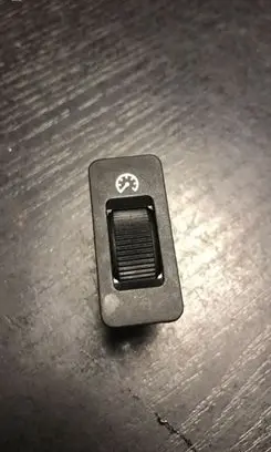 Panel lighting control switch