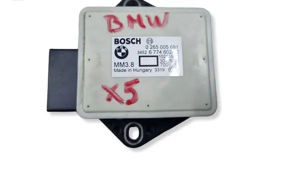 BMW X5 E70 ESP acceleration yaw rate sensor 0265005681 6774602 7009289