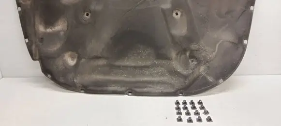 Audi A6 S6 C6 4F Heat shield in engine bay