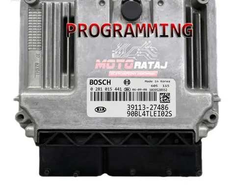 KIA Carens II Engine control unit/module 3911327486 0281015441