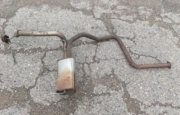 Opel Astra J Muffler/silencer 13290368 64004
