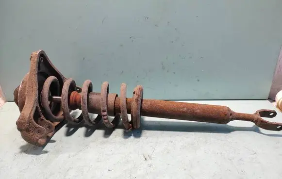 Audi A6 S6 C6 4F Front shock absorber with coil spring