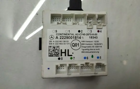 Mercedes-Benz GLC X253 C253 Door control unit/module A2229001814
