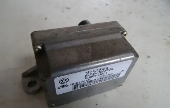 Audi A2 ESP acceleration yaw rate sensor 7E0907655A