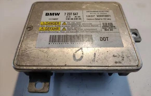 BMW 5 F10 F11 Headlight ballast module Xenon 7237747