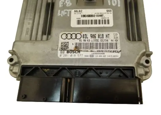 Audi A4 S4 B8 8K Engine ECU kit and lock set 03L906018HT 0281018577