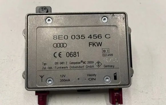 Audi A4 S4 B7 8E 8H Other control units/modules 8E0035456C 021498 09104112