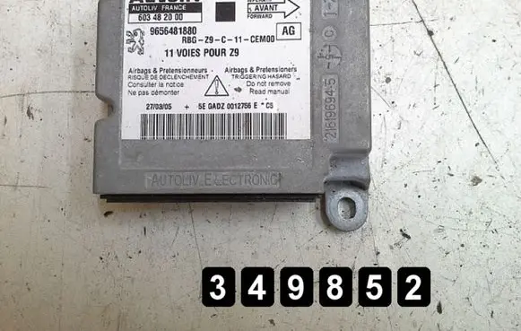 Peugeot 607 Engine control unit/module 9656481880