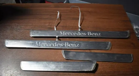 Mercedes-Benz GLE W167 Thresholds for All-terrain vehicles 