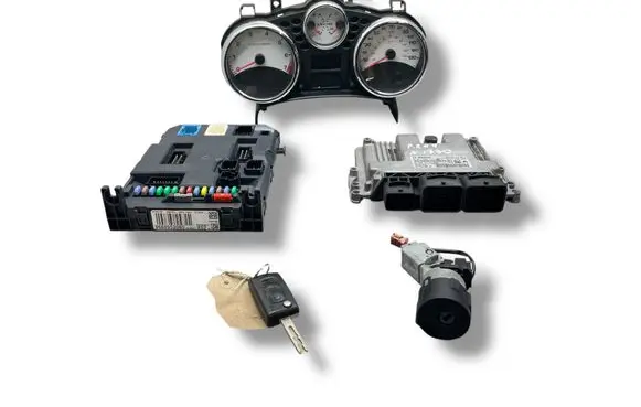 Peugeot 207 Engine ECU kit and lock set 0261S06472 9675495080 9666319180