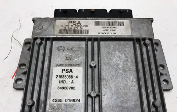 Citroen C3 Pluriel Engine control unit/module ECU 9656297780