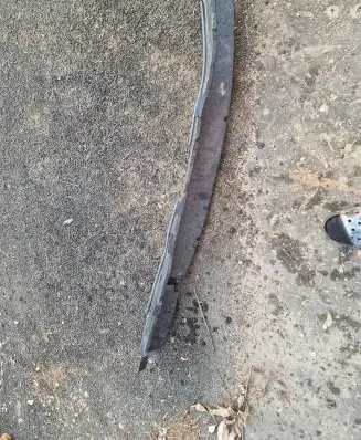 BMW 3 F30 F35 F31 Front bumper foam support bar 7396916