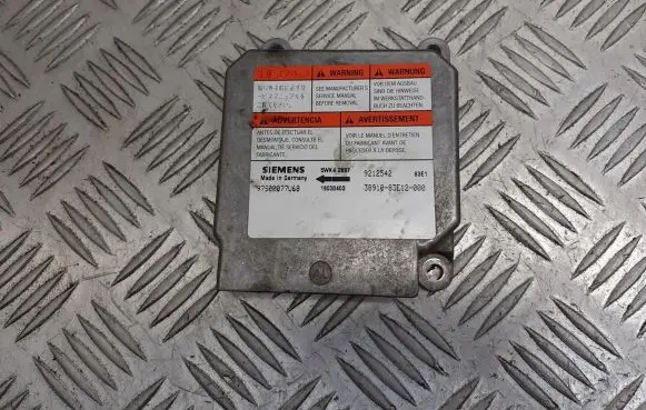 Opel Agila A Airbag control unit/module 9212542