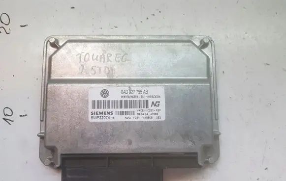 Volkswagen Touareg I Gearbox control unit/module 7L0AD927755AB