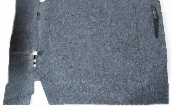 Skoda Fabia Mk2 (5J) Trunk/boot mat liner 5J9863463