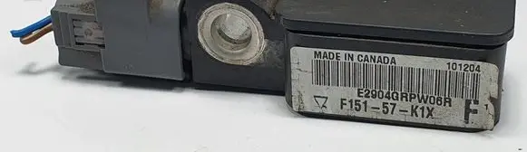 Airbag deployment crash/impact sensor