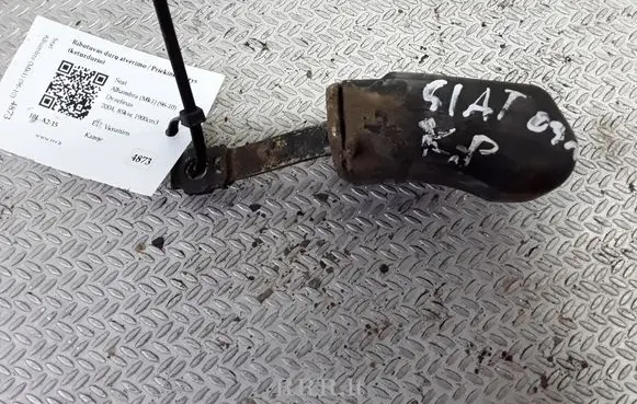Front door check strap stopper